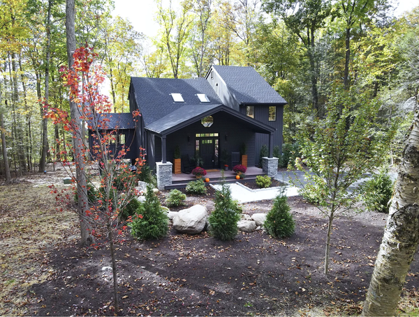 A Contemporary Retreat Overlooking Goshen’s Woodridge Lake