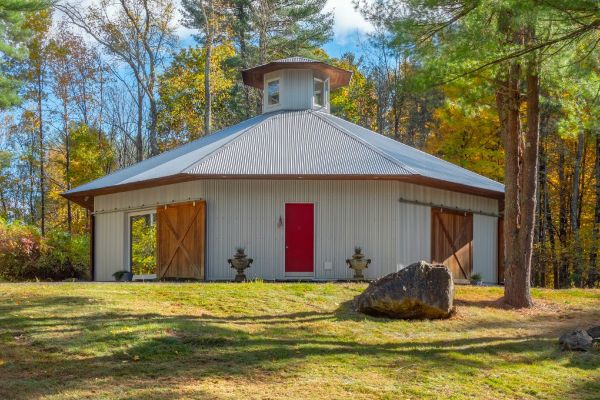 Octagonal Barn Home In Hillsdale, $1,335,000