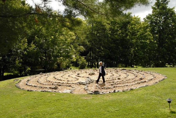 Find Your Center In A Local Labyrinth