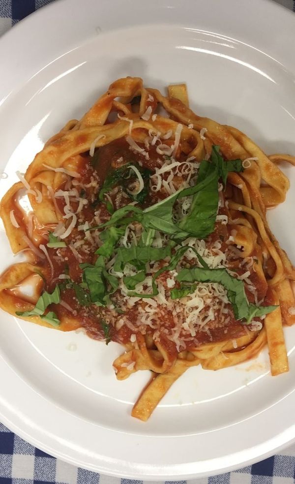 Recipe: Pasta and Homemade Red Sauce