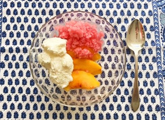 Recipe: A Very Refined Peach Granita
