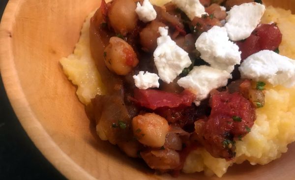 Recipe: Polenta With Lemony Chickpeas