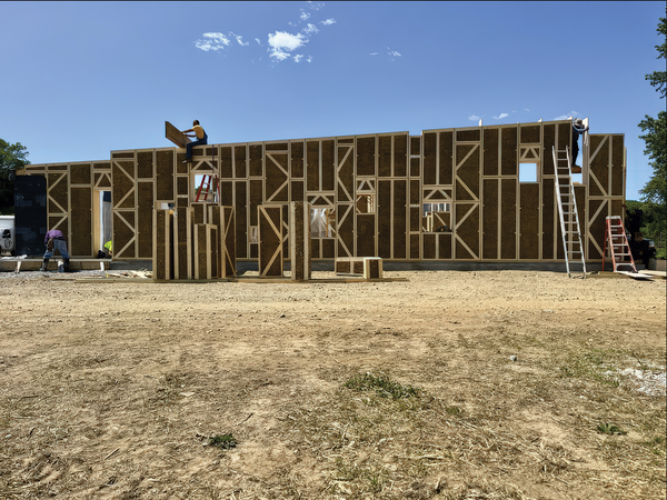 House of Straw Built to Last at Spring Wind Farm