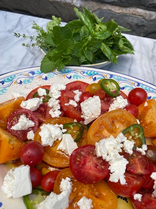 Recipe: Late Summer Tomato Salad With Feta and Herbs
