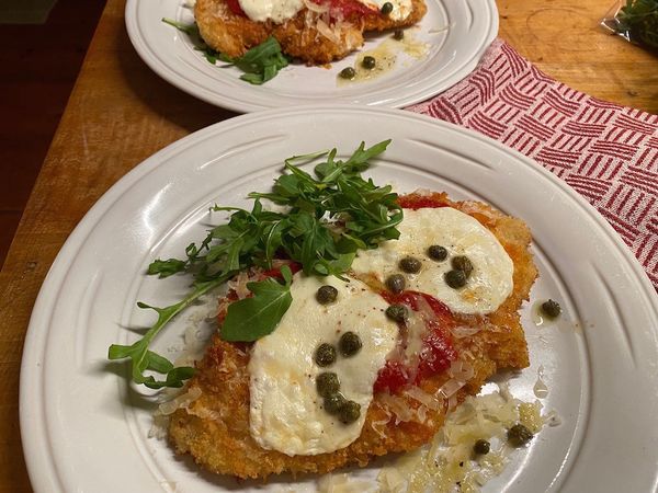 Recipe: Turkey Tender Parmesan With A Lemon-Caper Sauce