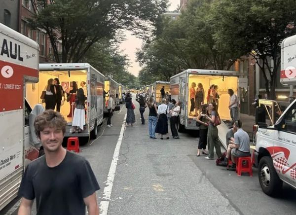 Poughkeepsie Art Mile Turns U-Haul Trucks into Pop-Up Art Galleries