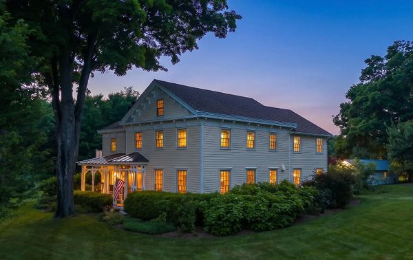 The Bryant Farm at Bells Pond: 66 Acre 1820 Greek Revival Farmstead in Livingston