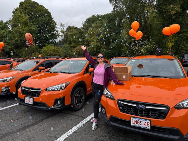 "I Can't Call It Stupid Anymore": Great Barrington's Sunshine Orange Subaru Parade Brings out the Sun and Tears of Joy