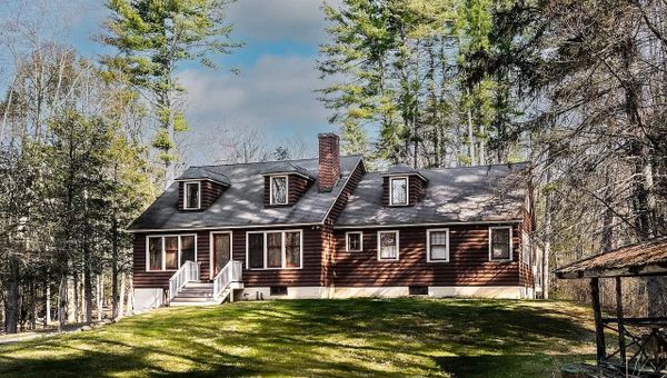A 1948 Cabin, a Guest Cottage, and a Big Barn, on 40 Acres in Sharon