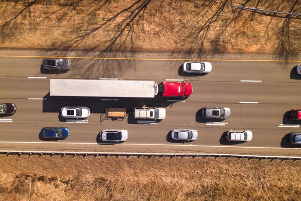The Invisible Danger Zone That Follows Every Big Rig