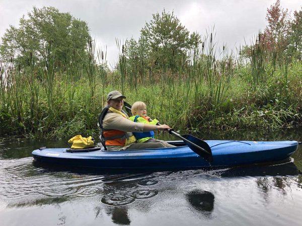 Babies Bob Down the Bantam River for “Tiny Trekking”