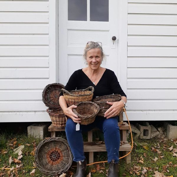 Williamstown Willow Basket Weaver and Teacher Heleny Cook Lets Local Beavers Do the Pruning