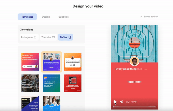 How to design video for Audiogram and promote your podcast