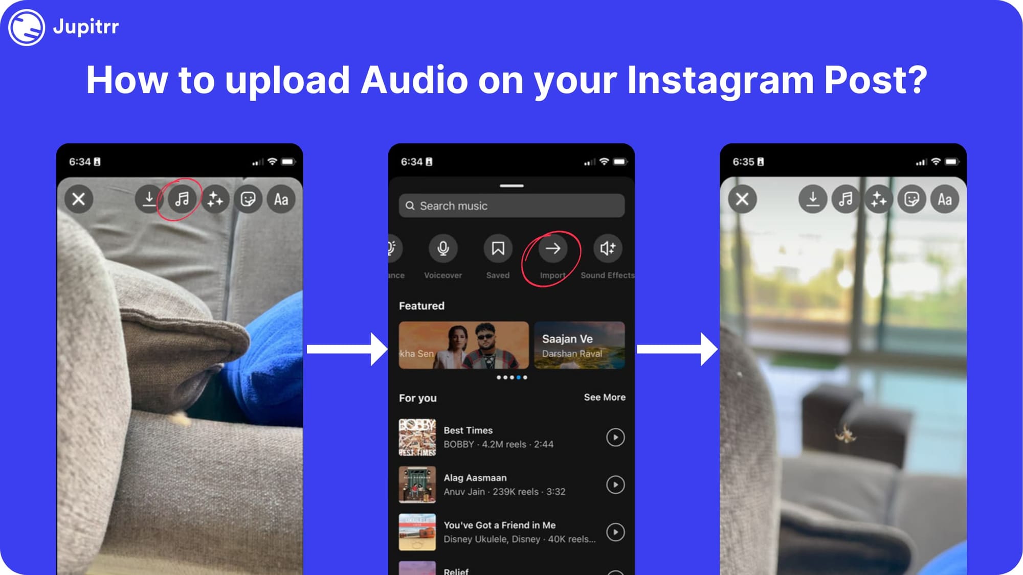 How to Upload Audio to Instagram
