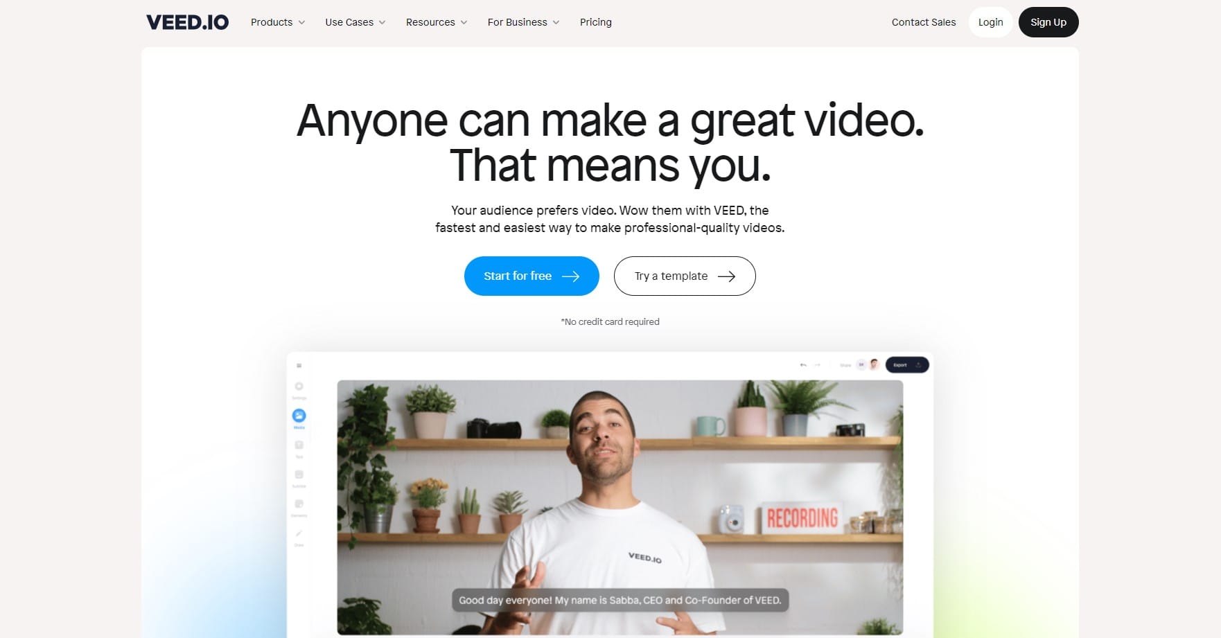 Veed.io - Pictory Alternatives