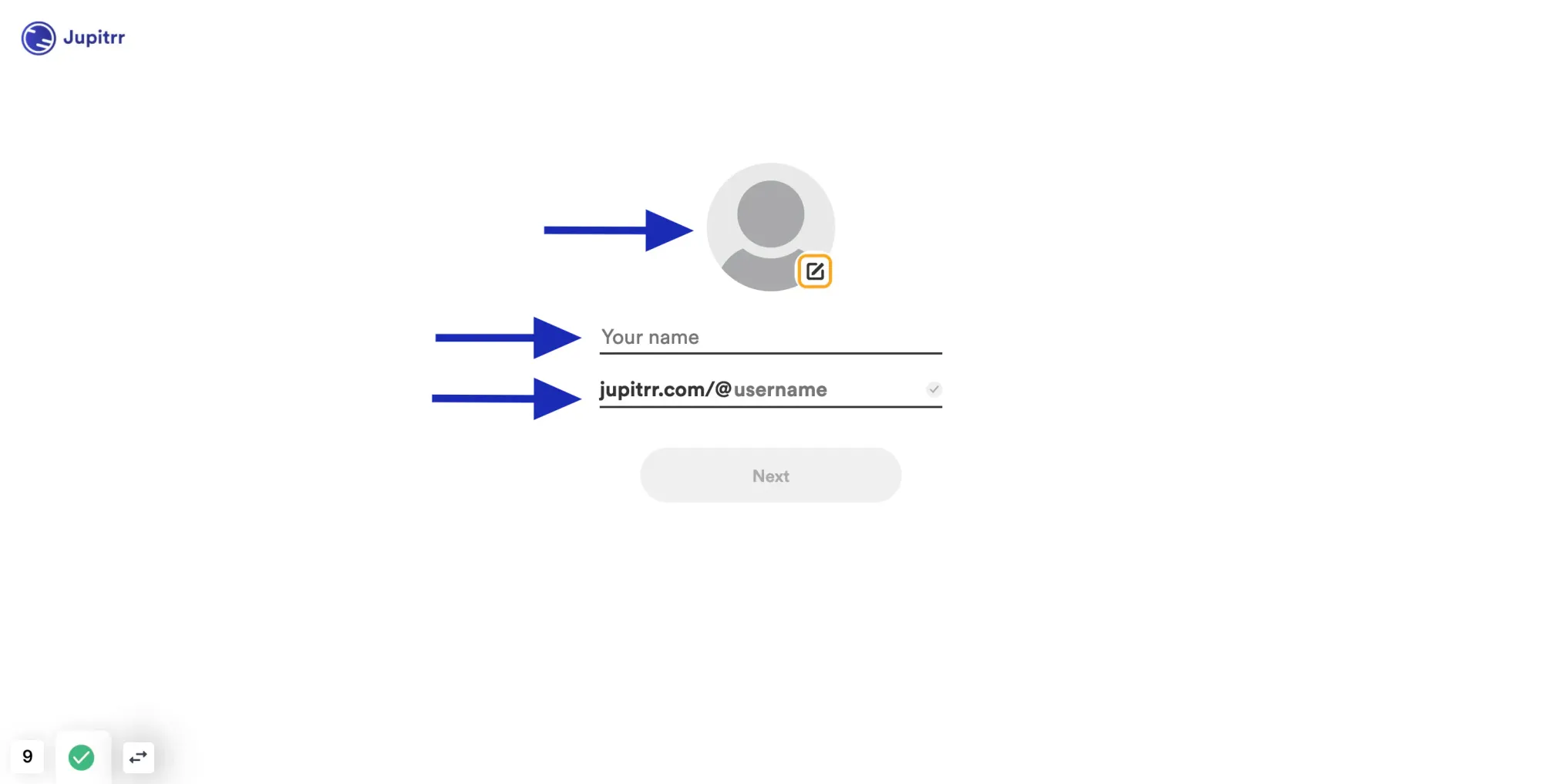Setup your profile on Jupitrr