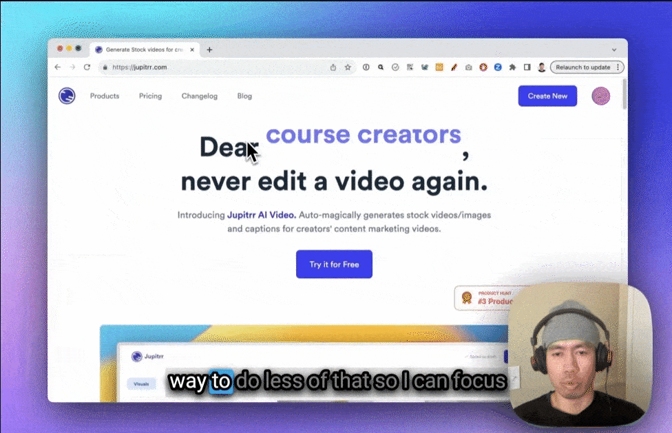 Closed Captions vs Open Captions - Open Caption example