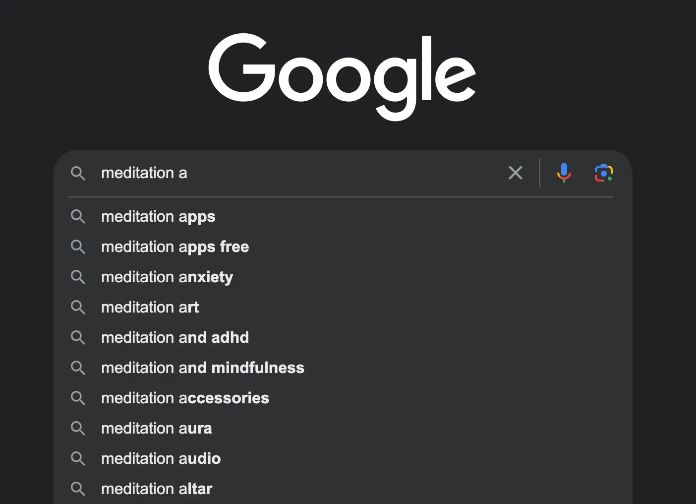 Using Google to find ideas for a Solo Podcast