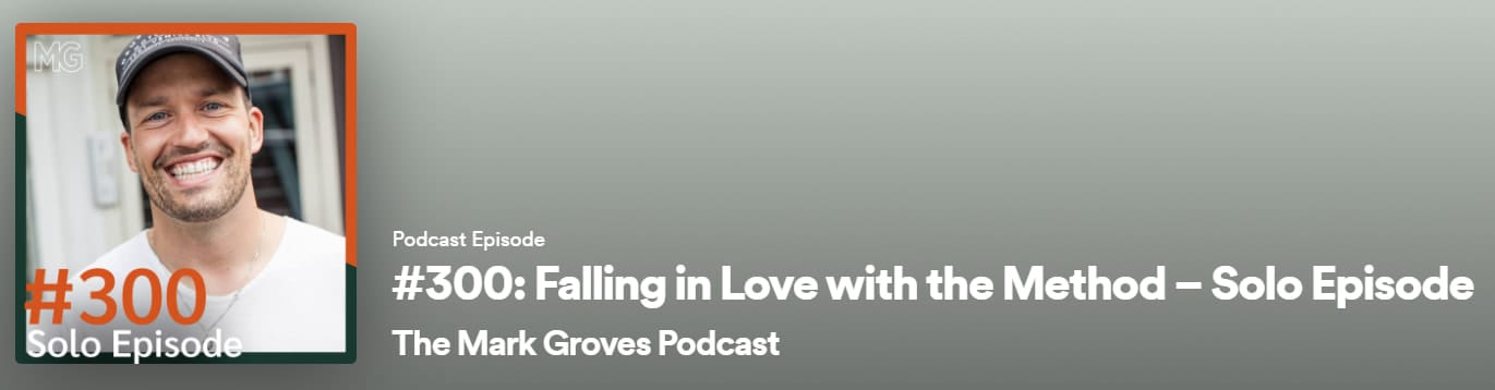 Mark Groves Solo Podcast episode