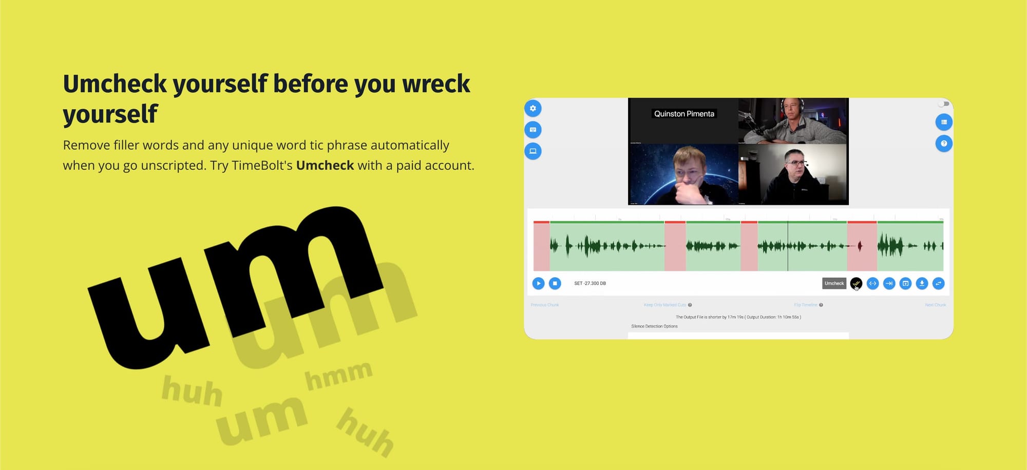 Free AI Video editing tools - Timebolt