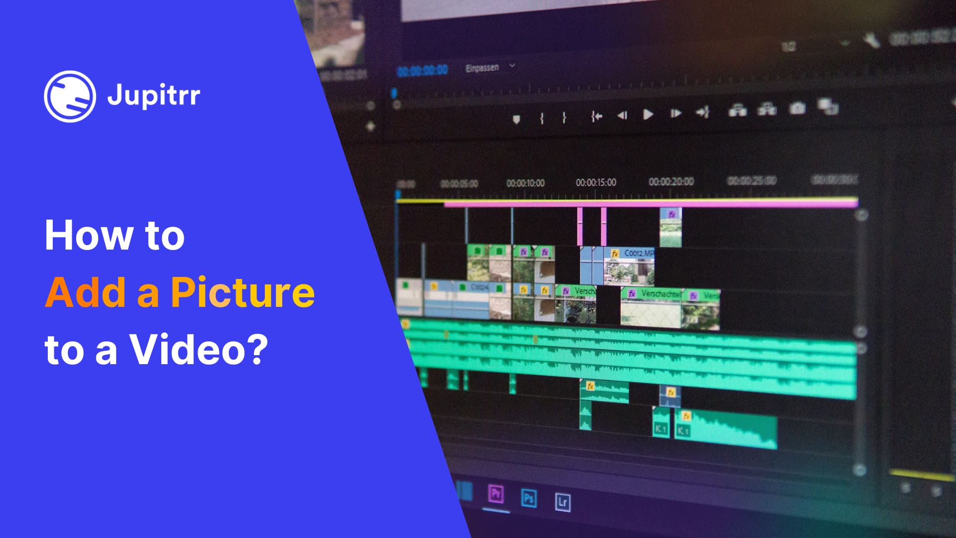 How to Add a Picture to a Video for free?
