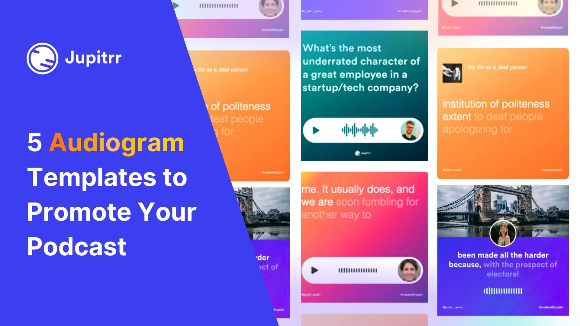 5 Audiogram Templates You Should Use to Promote Your Podcast
