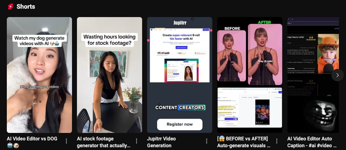 YouTube Shorts Thumbnail Examples