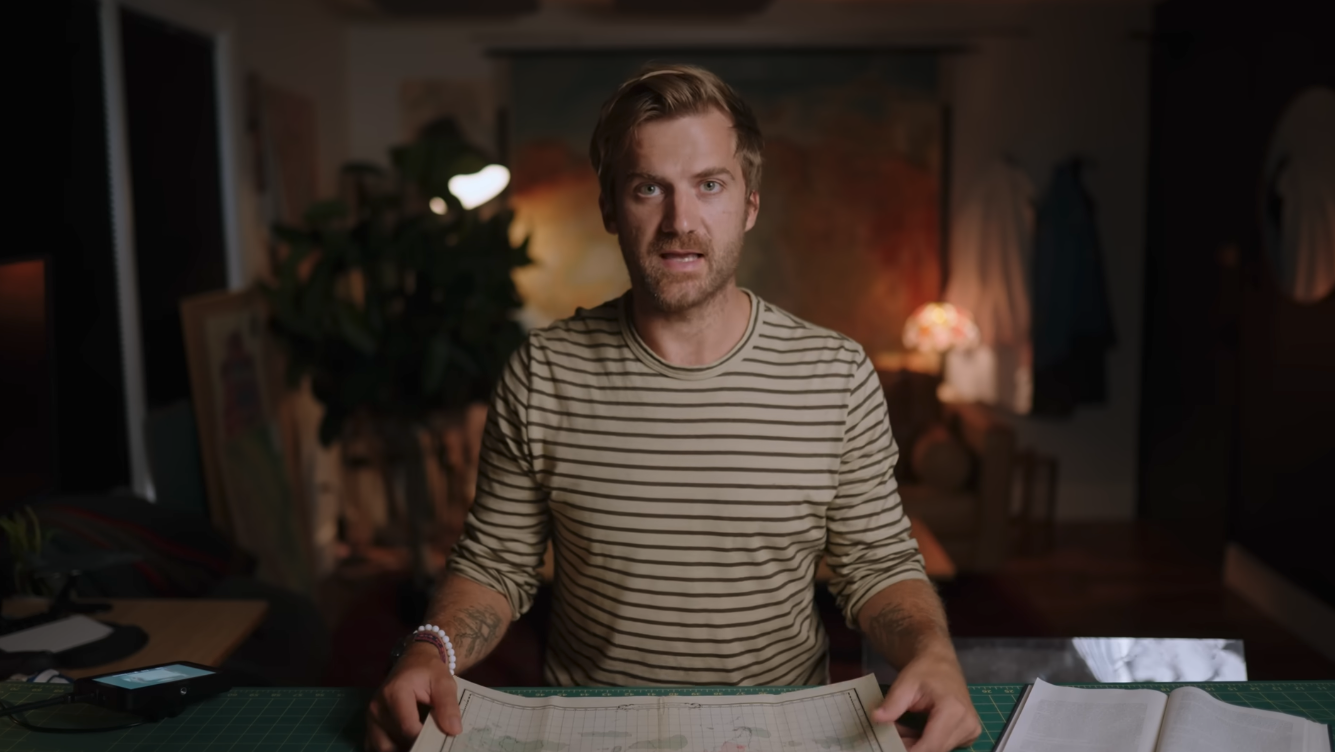 Johnny Harris' channel is an example of Talking Head Interviews videos