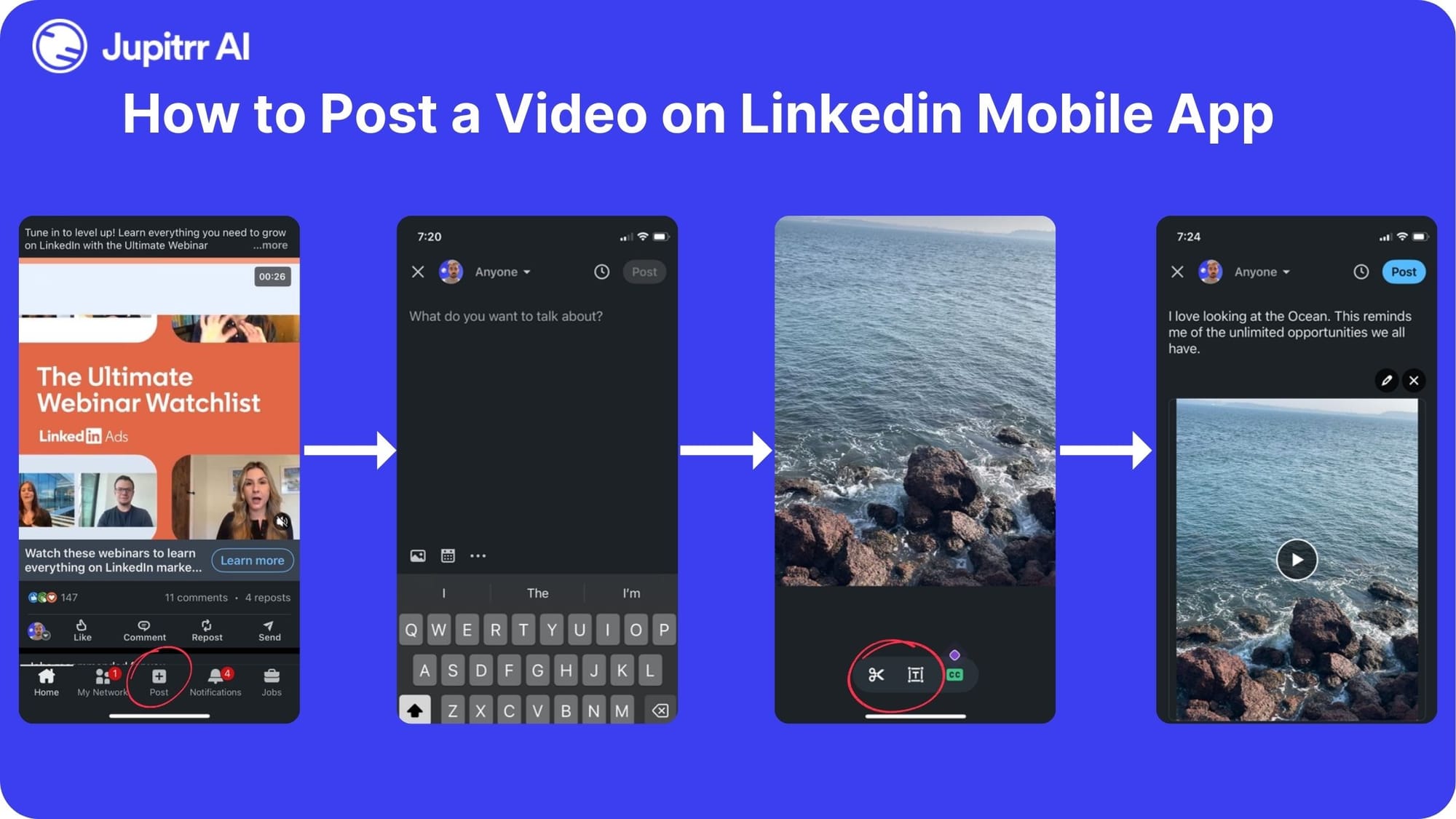 How to Post a LinkedIn Video On Mobile