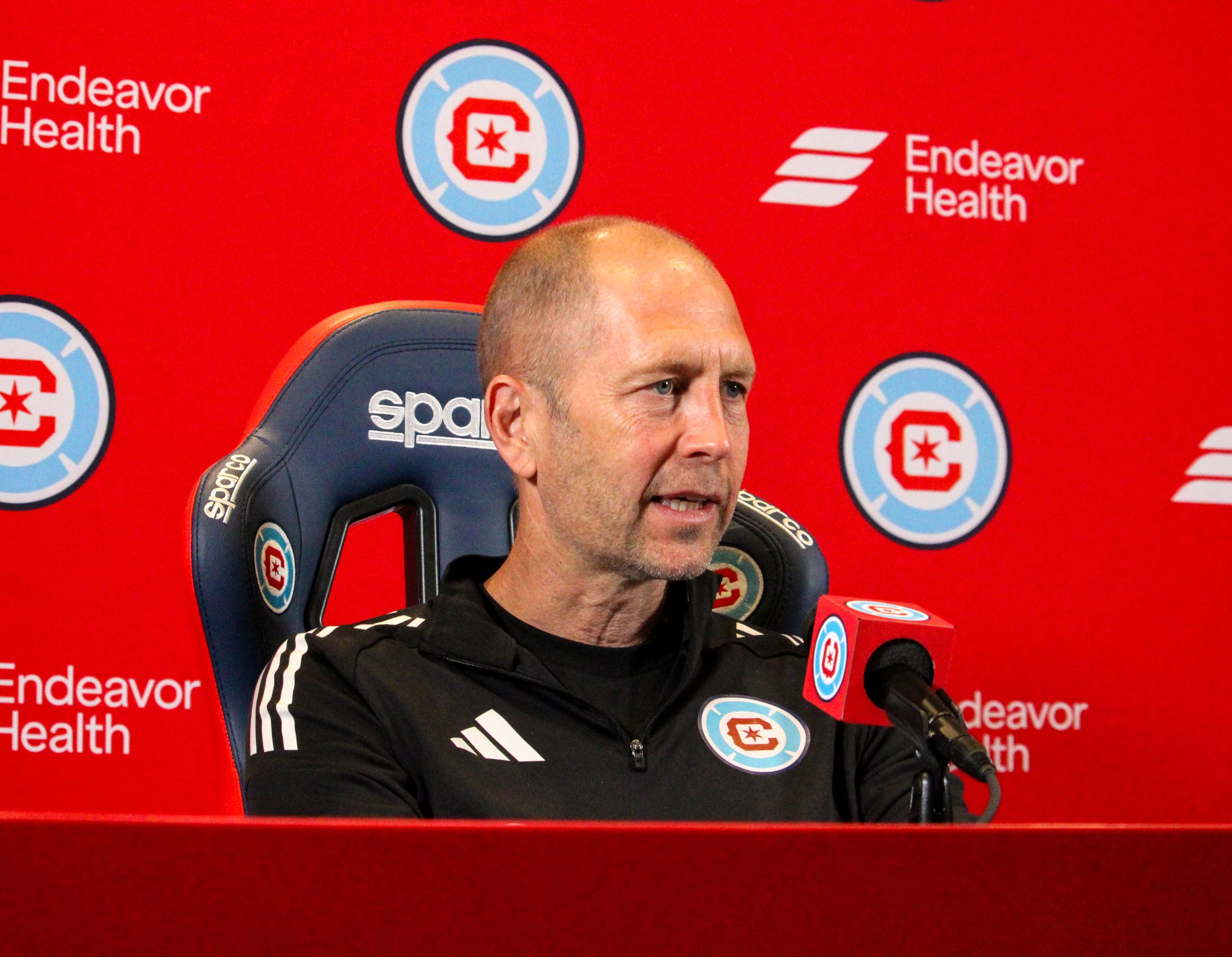 Gregg Berhalter at Chicago Fire FC press conference