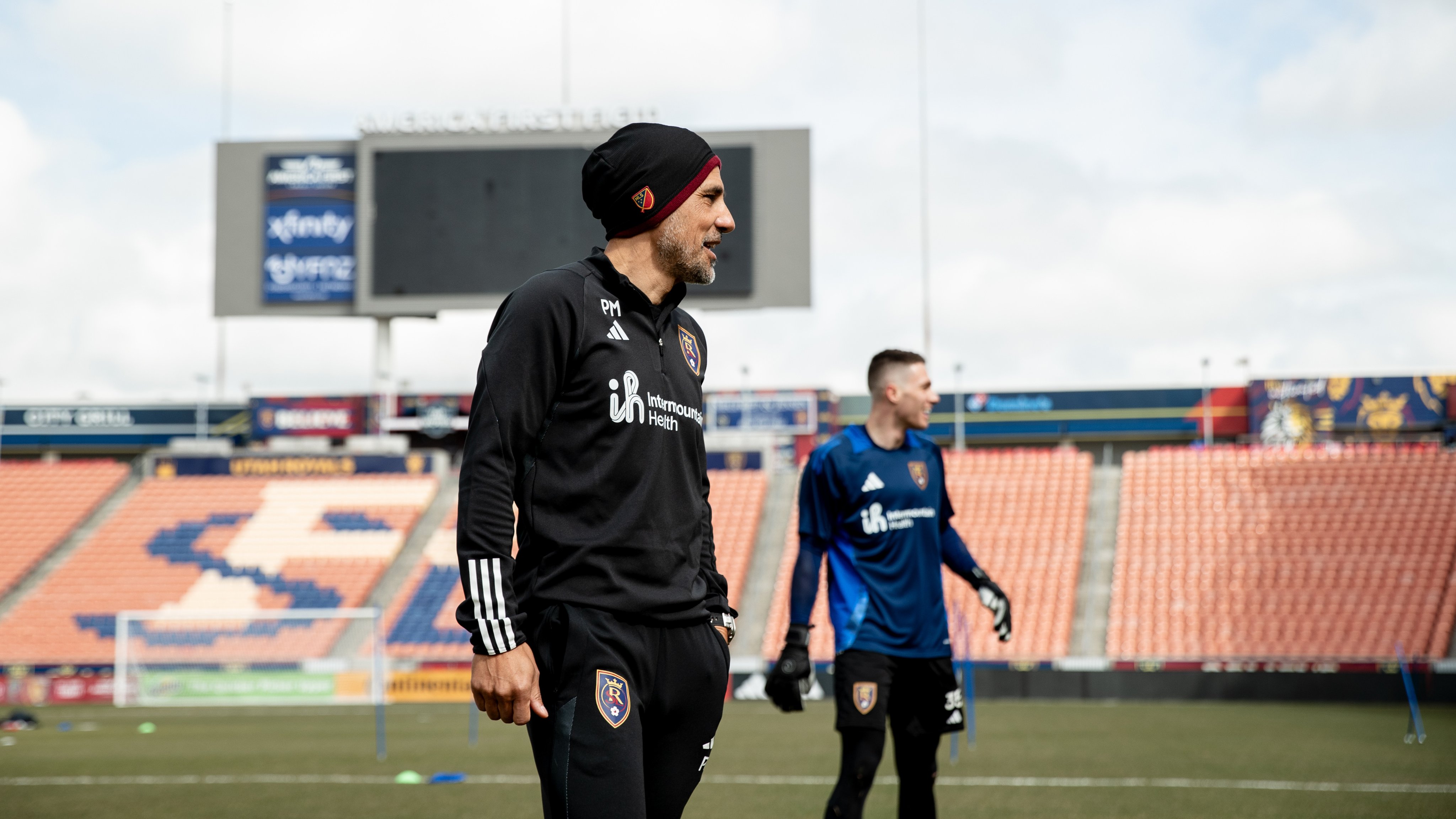 Real Salt Lake head coach Pablo Mastreoni