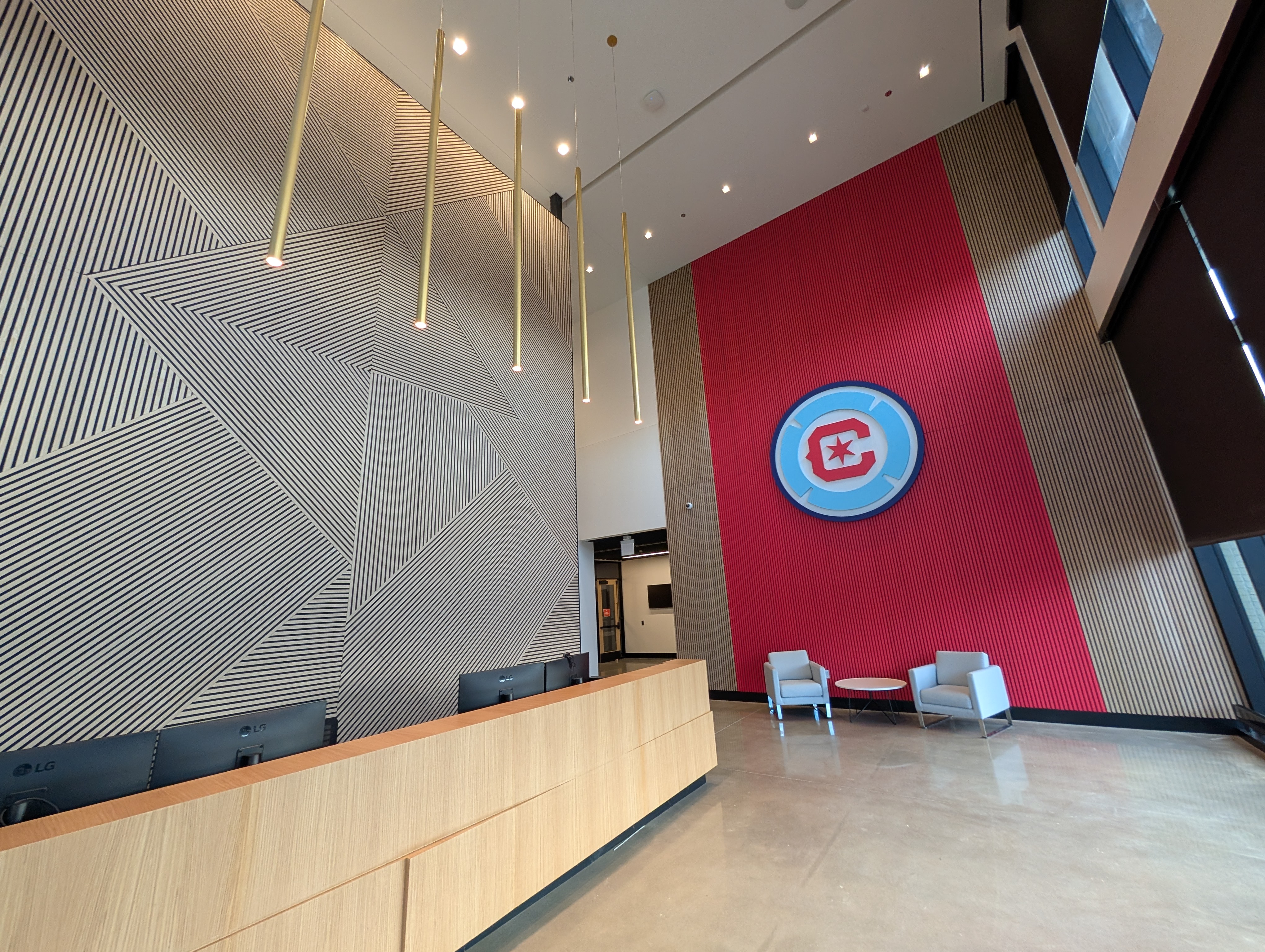 Interior shot of the foyer of the Endeavor Health Performance Center seen January 29 2025