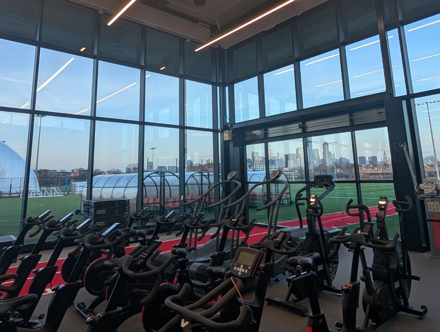 Workout or gym area in the Endeavor Health Performance Center on March 3, 2025