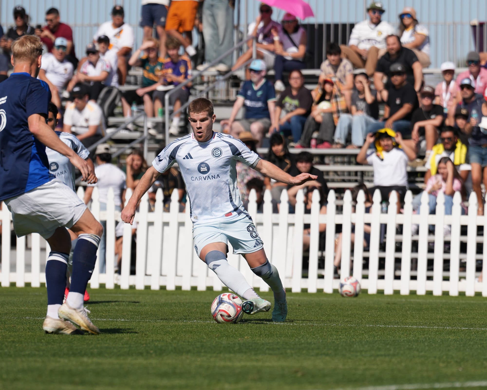 Chris Mueller against the LA Galaxy at the Coachella Valley Invitational on February 8, 2026