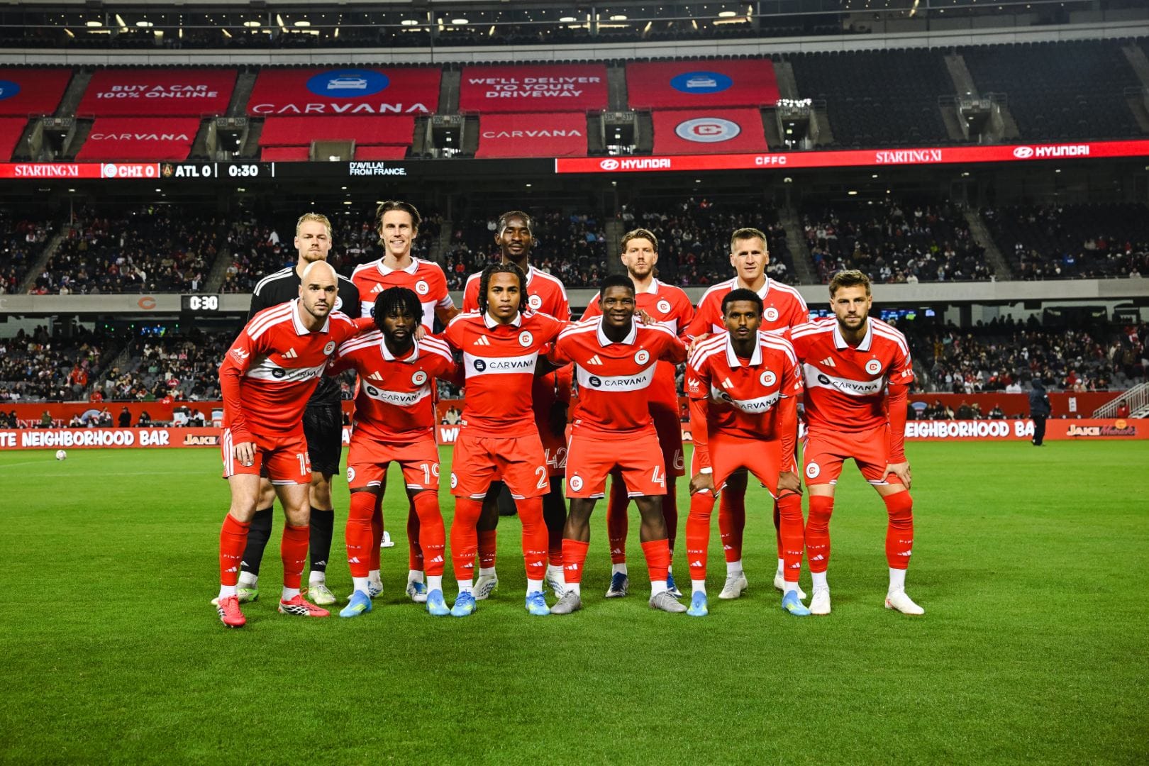 Chicago Fire FC starting XI vs Atlanta United
