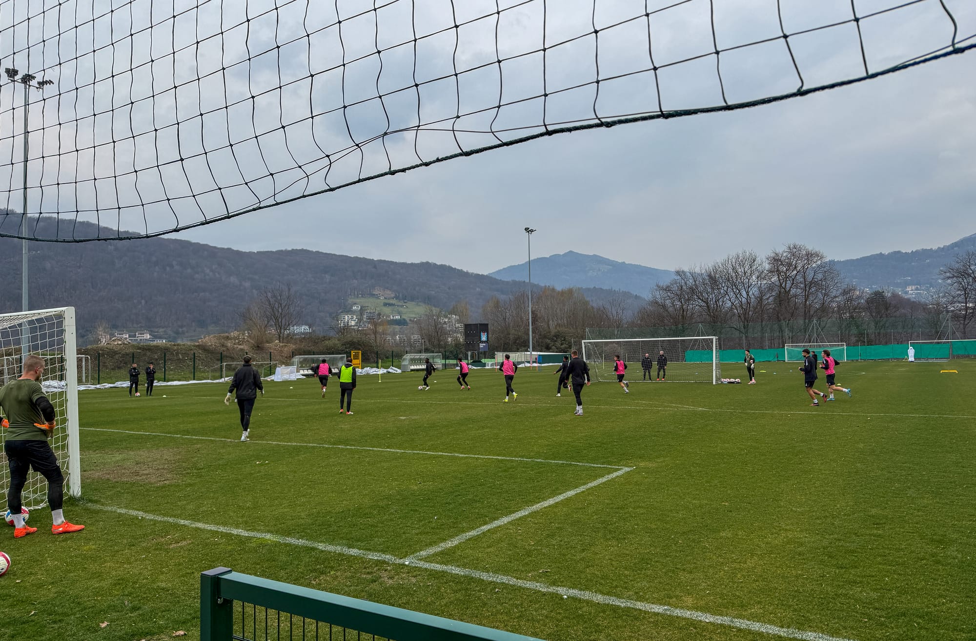 The Cadro training field near Lugano, Switzerland.