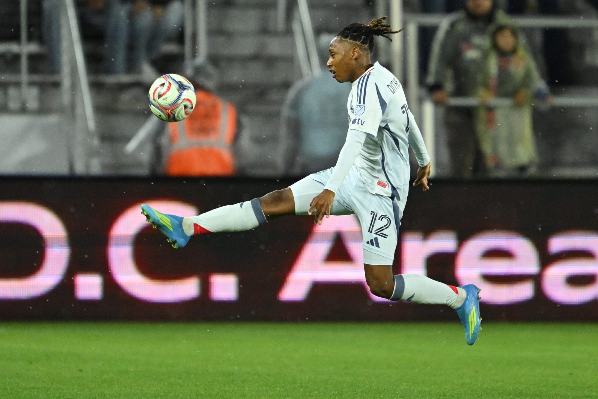 Chicago Fire's Puso Dithejane against D.C. United.