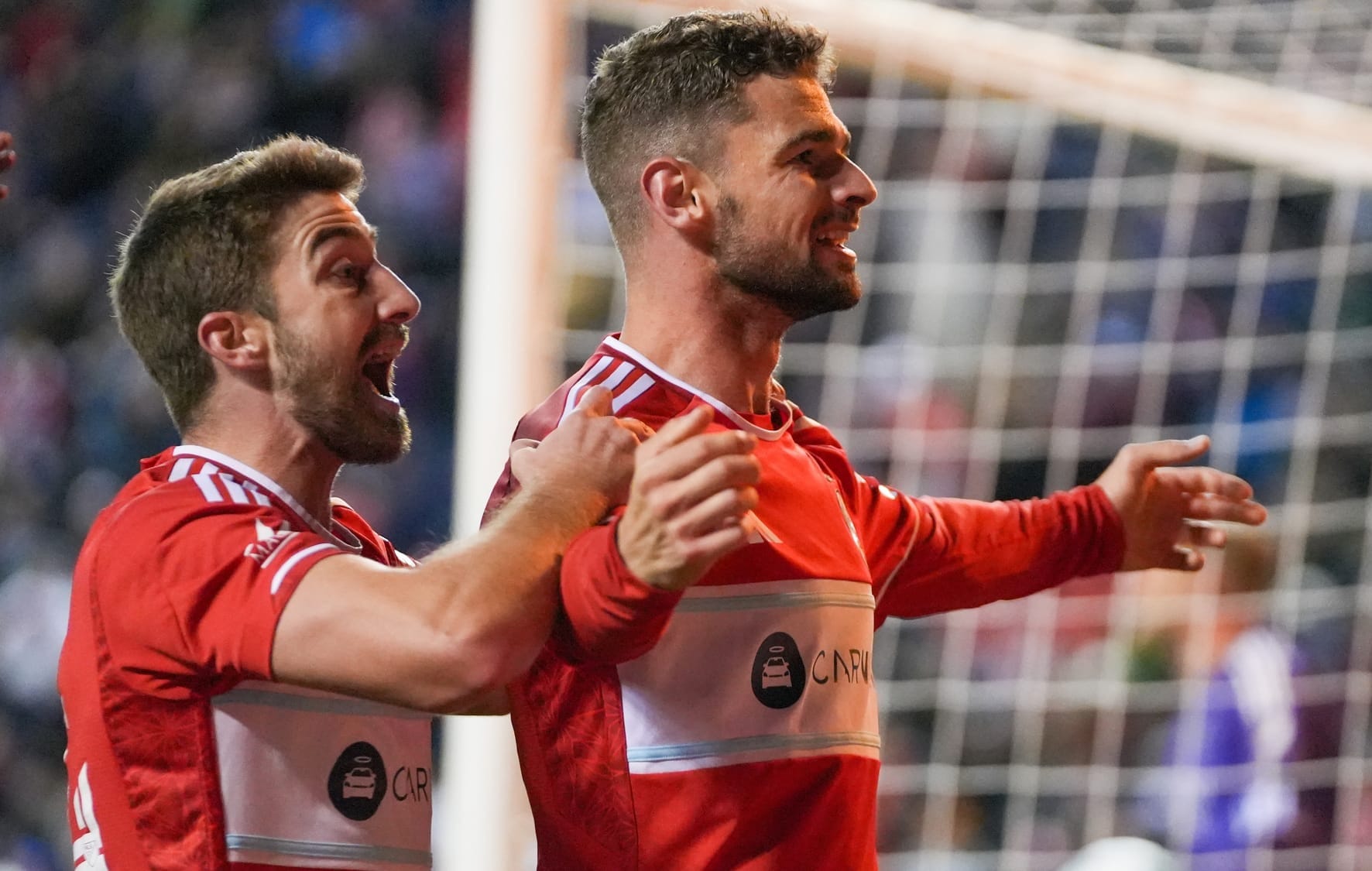 Hugo Cuypers scores against Orlando City in the MLS Cup Playoffs of 2025.