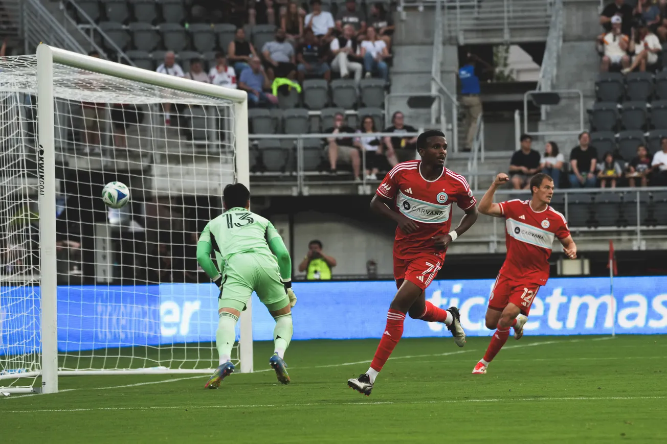 Maren Haile-Selassie celebrates after scoring a goal against D.C. United at Audi Field on June 7, 2025