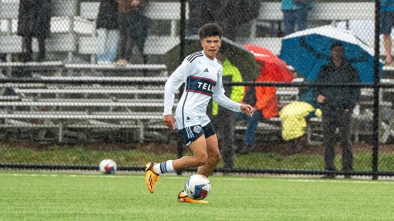 Mateo Clark features for Vancouver Whitecaps II.