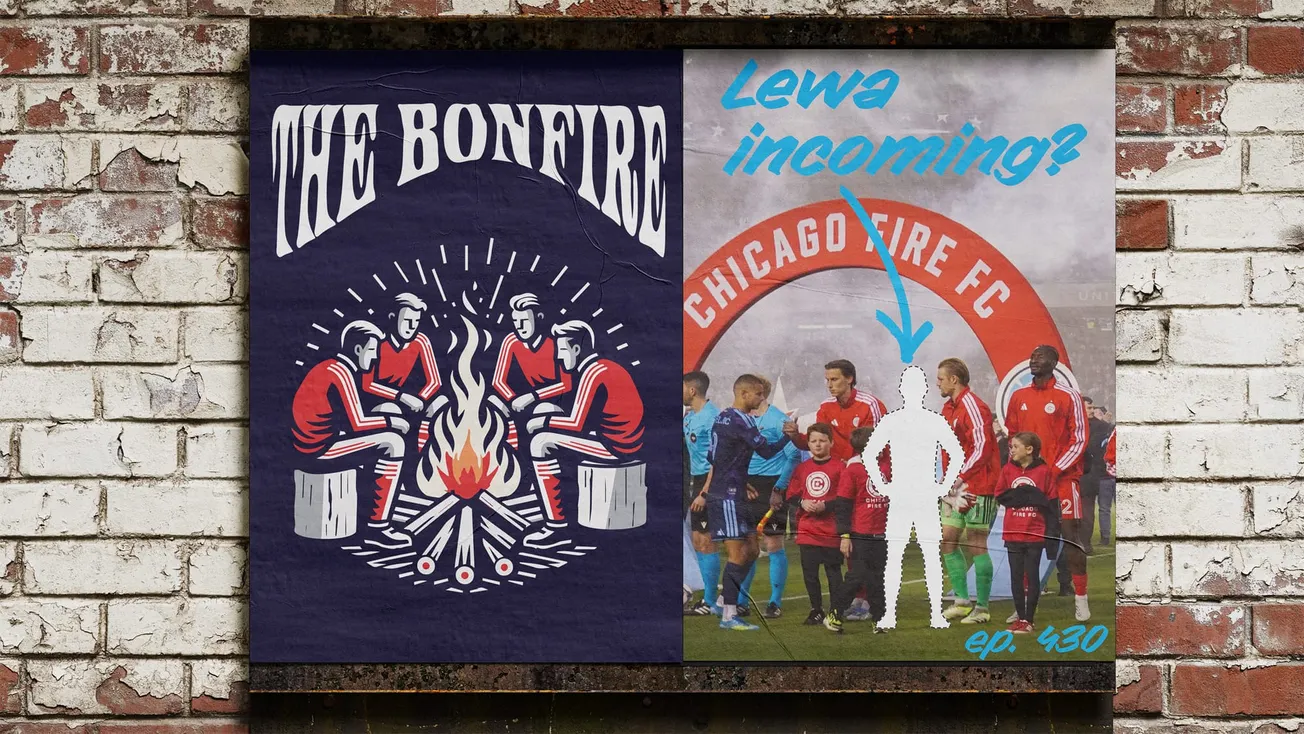 Brick wall with posters for podcast, logo on left, "Lewa incoming" on the right