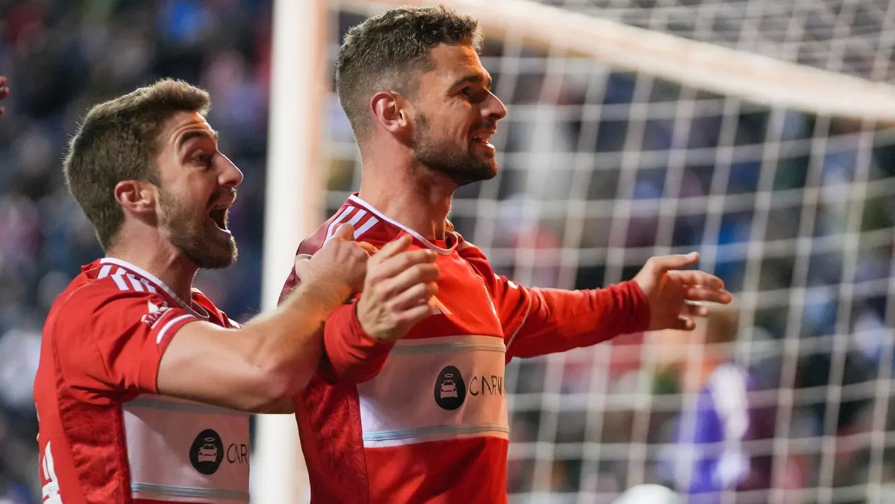 Chicago Fire striker Hugo Cuypers celebrates a goal against Orlando City in the 2025 MLS Cup playoffs at SeatGeek Stadium.