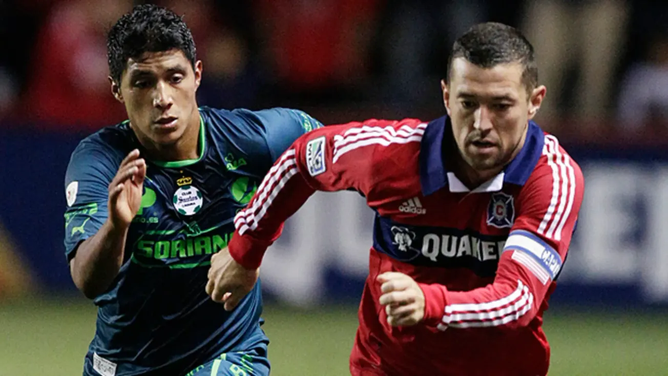 Chicago Fire vs Santos Laguna picture from the friendly in 2012 