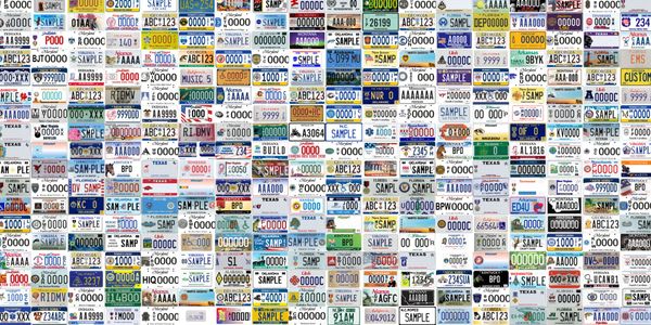 All of the 8,331 License Plates in America