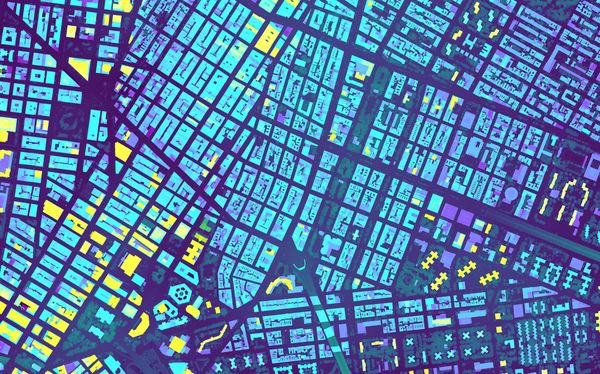 The footprints of every building in NYC