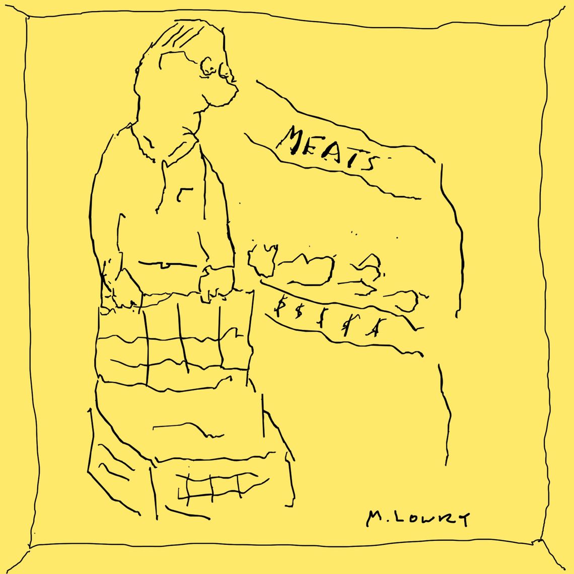 At the meat counter