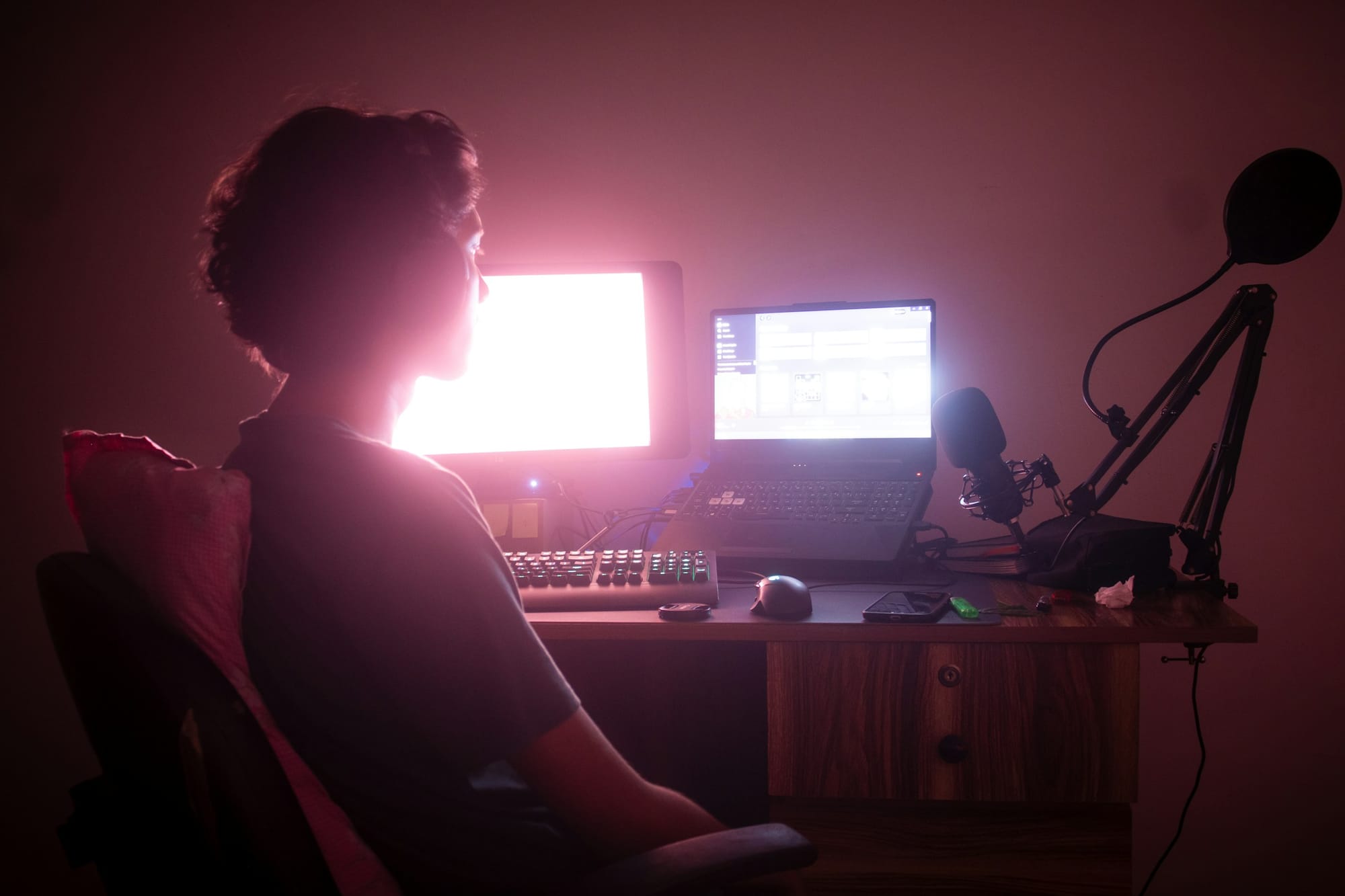 Person Working - Video Content Creation Services 