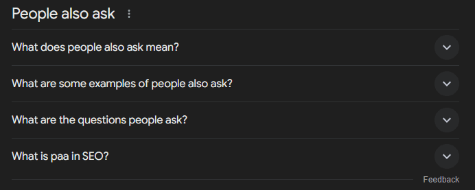 People Also Asked - Content Creator Tools