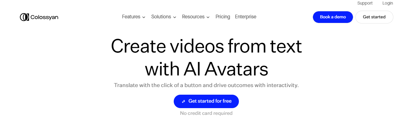 colossyan - Synthesia Alternative