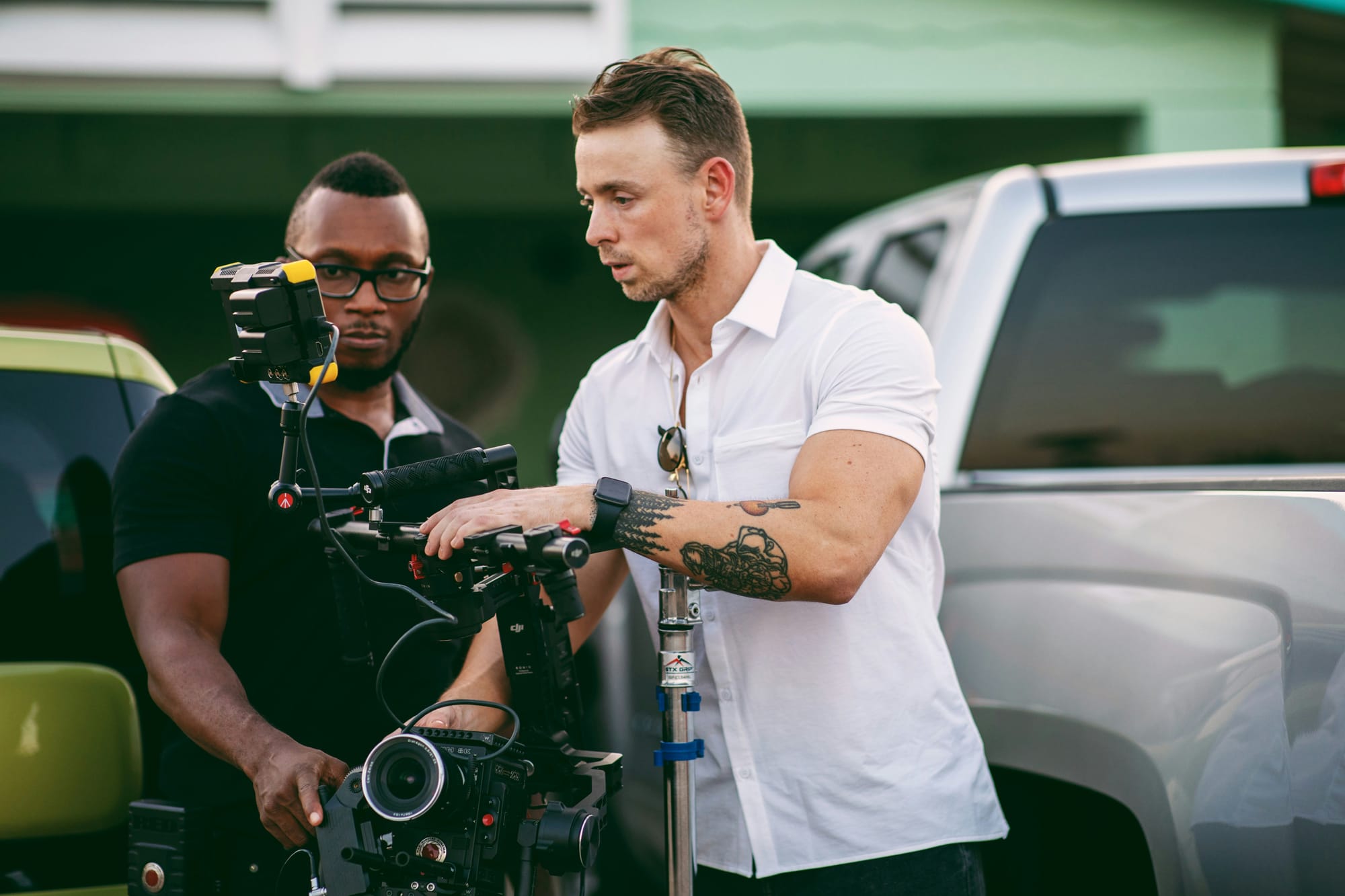 man recording a video - Premiere Pro Alternative